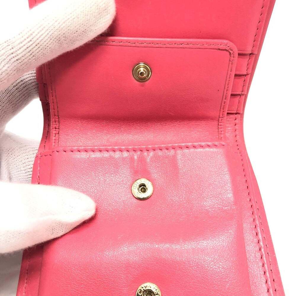 CHANEL Authentic Pink Caviar Leather Wallet - Picture 10 of 13